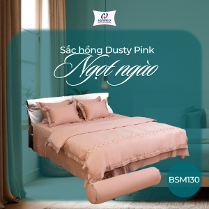 Bộ ga phủ thêu Blue Sky – BSM130