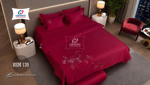 Bộ ga phủ thêu Blue Sky – BSM139