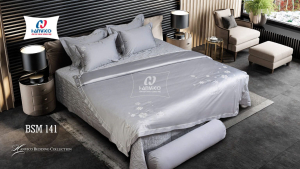 Bộ ga phủ thêu Blue Sky – BSM141