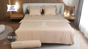 Bộ ga phủ thêu Blue Sky – BSM145